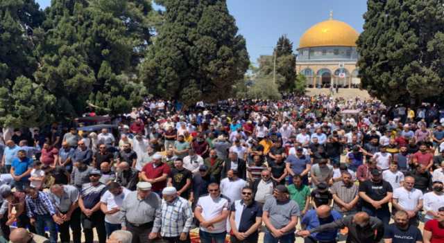 4 آلاف مصل يؤدون صلاة الجمعة في المسجد الأقصى