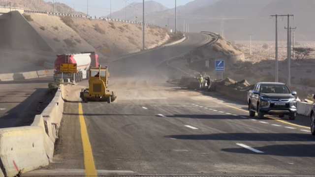 الأشغال: افتتاح الطريق الخلفي في العقبة خلال أسبوعين