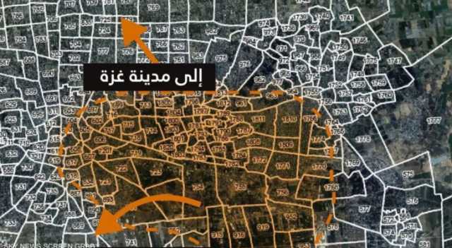 بالخرائط.. الاحتلال يواصل تهجير سكان قطاع غزة تحت تهديد السلاح