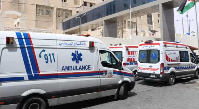 35 إصابة بانقلاب حافلة في وادي عند جسر سلحوب