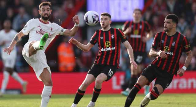 بورنموث يفرض التعادل على مانشستر يونايتد