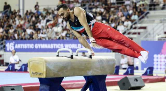 أبو السعود يحصد ذهبية الجولة الرابعة من بطولة العالم للجمباز