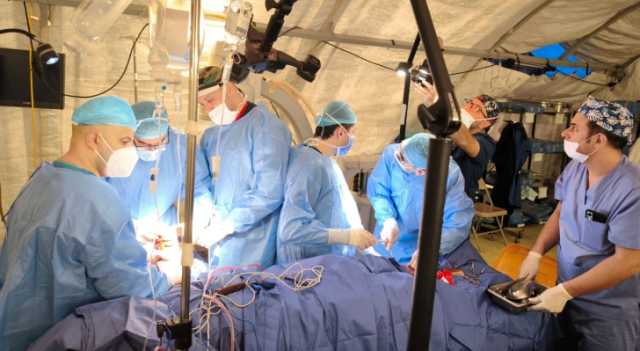 المستشفى الميداني الأردني جنوب غزة /2 يجري عمليات جراحية نوعية