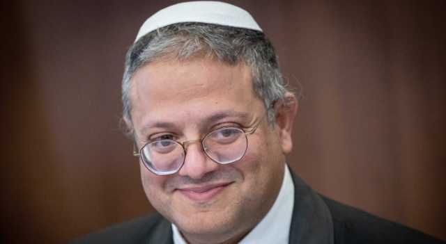 بن غفير يدعو لإعدام الأسرى الفلسطينيين 