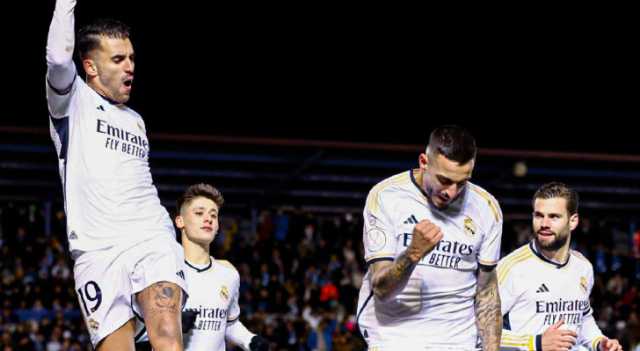 حامل اللقب ريال مدريد يبلغ ثمن نهائي كأس ملك إسبانيا