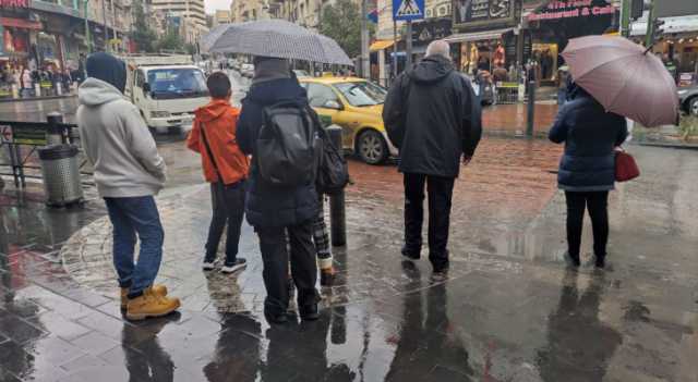 تطورات المنخفض الجوي من الدرجة الثانية الذي يؤثر على الأردن