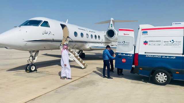 لاستكمال علاجها..نقل طفلة بطائرة الإخلاء الطبي من الإمارات للمملكة
