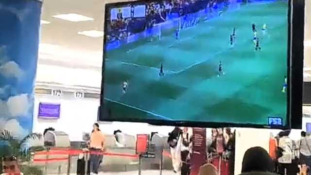 عرض مباريات دوري روشن في مطار ميامي .. فيديو