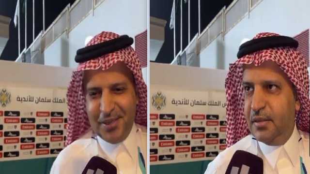 مسلي آل معمر يرفض الحديث عن الرياضة..فيديو