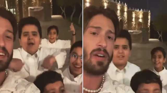 صديق نيمار يوثق لقائه بصغار معجبين بأغنيته الشهيرة..فيديو