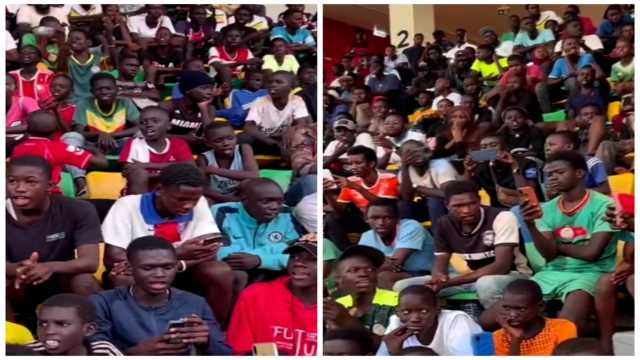 الجمهور السنغالي يردد أهازيج دعم لـ الهلال مقرونه بـ لا إله إلا الله.. فيديو
