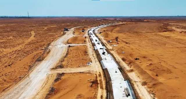 لقطات جوية لمشروع المسار الرياضي بالرياض
