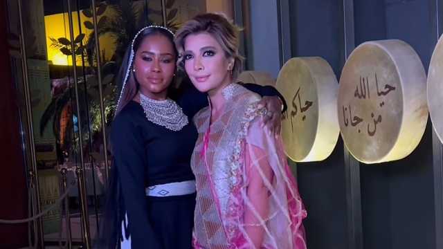 داليا مبارك وأصالة تتألقان في حفل أسبوع المناخ بالرياض..صور