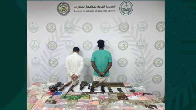 إحباط تهريب 122 كيلوجرامًا من مادة الحشيش المخدر بجازان