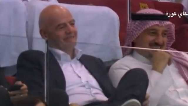 ردة فعل المسحل ورئيس الفيفا بعد إشتباك البليهي..فيديو
