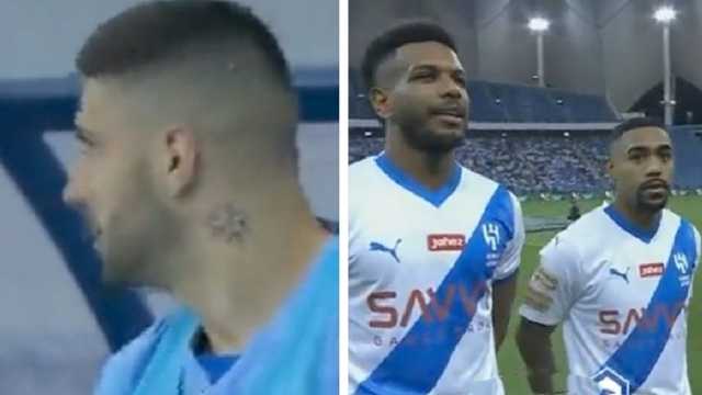 ميشيل يردد النشيد الوطني السعودي.. فيديو