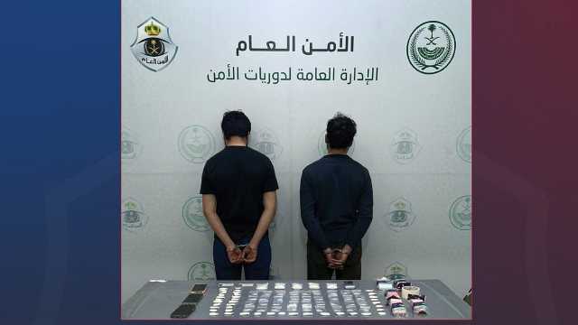 ضبط مقيمين روجا للشبو المخدر في حفر الباطن
