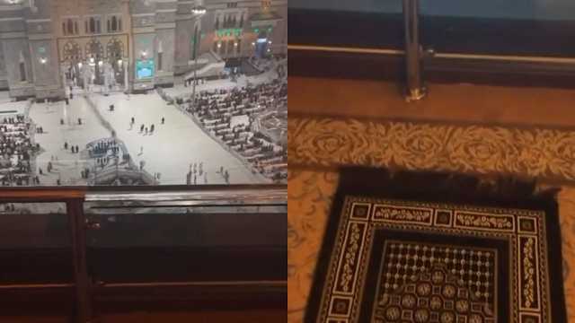 كريم بنزيما يشارك تواجده في الحرم المكي .. فيديو