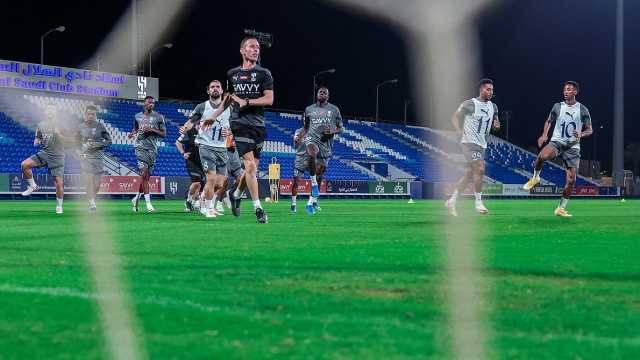 الهلال يستأنف تدريباته استعداداً لمواجهة التعاون