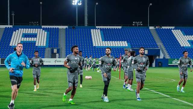 الهلال يستعد لمواجهة أبها..صور