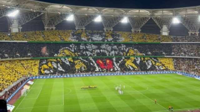 تيفو اتحادي في حفل إفتتاح كأس العالم للأندية
