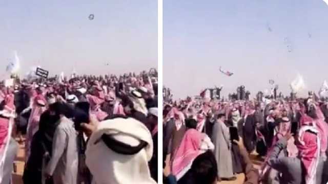 احتفال المتسابقين في المهرجان السنوي الصياهد للإبل بتطاير العقل.. فيديو