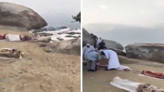 وفاة 4 أشخاص بسبب صاعقة رعدية في جبل غار ثور.. فيديو