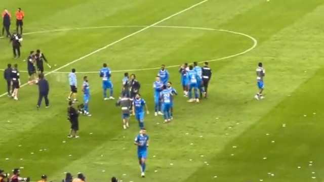 رقص ميشيل وسالم والبريك بعد ثلاثية النصر..فيديو