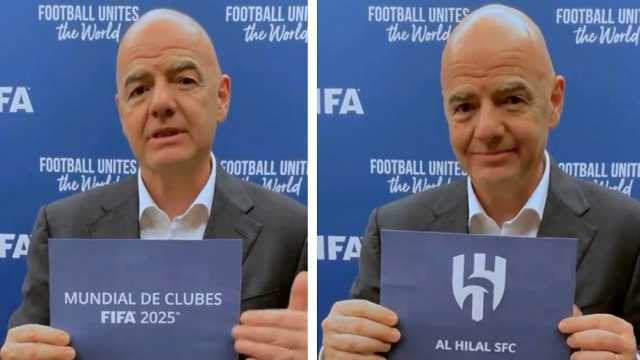 رئيس “الفيفا” يهنئ الهلال على مشاركته في كأس العالم للأندية 2025..فيديو