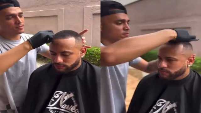 نيمار يغير إطلالته.. فيديو