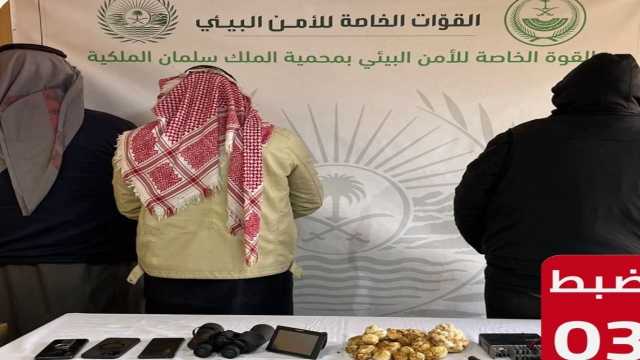 ضبط 3 مخالفين لدخول محمية الملك سلمان الملكية دون تصريح