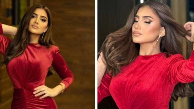 مي عمر بإطلالة حمراء في أحدث ظهور لها .. صور
