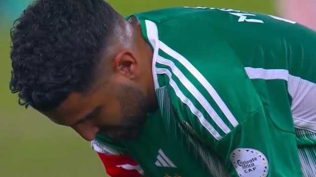 ردة فعل رياض محرز بعد الخروج من أمم إفريقيا..فيديو