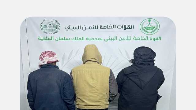 ضبط 3 مخالفين لارتكابهم مخالفة دخول محمية الملك سلمان