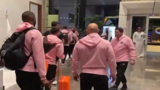 إنتر ميامي يصل الرياض .. فيديو