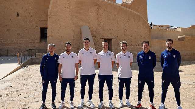 زيارة بعثة أتليتكو مدريد لمدينة الدرعية ..صور