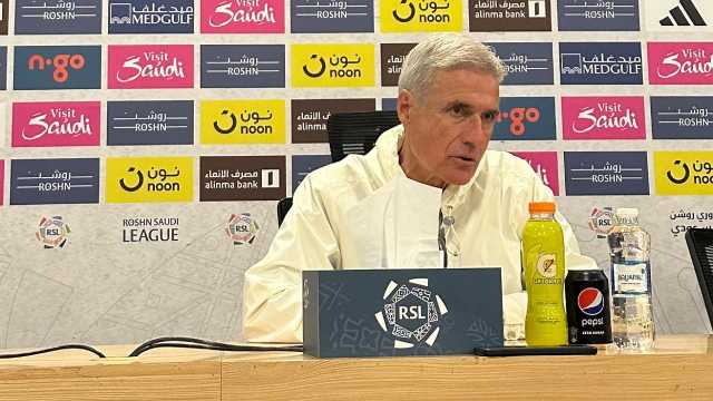 مدرب النصر: نحن لا نستحق اليوم أي نقطة من المباراة