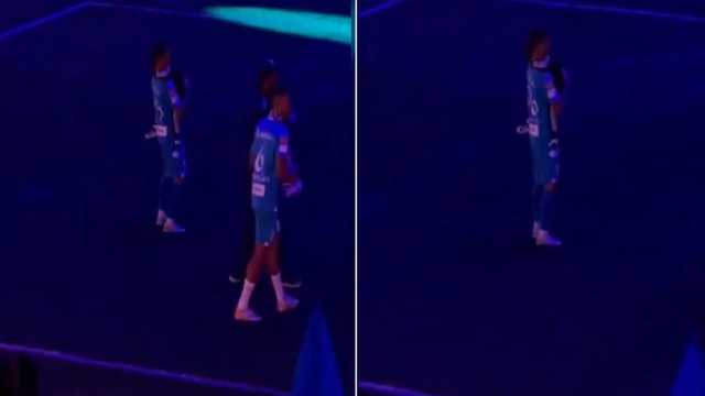 ميشائيل ديلغادو يحتفل مع ابنته بكأس موسم الرياض .. فيديو