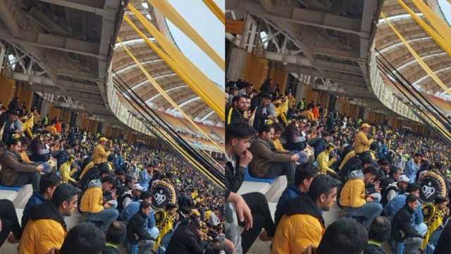 إشتباكات قوية بين جماهير سباهان بعد الخسارة أمام الهلال..فيديو