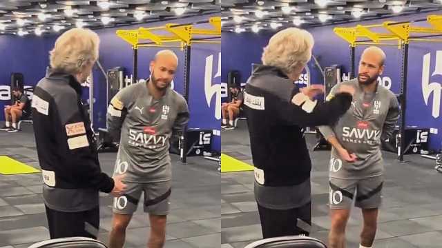 نقاش بين نيمار وجيسوس حول انتصارات الهلال .. فيديو