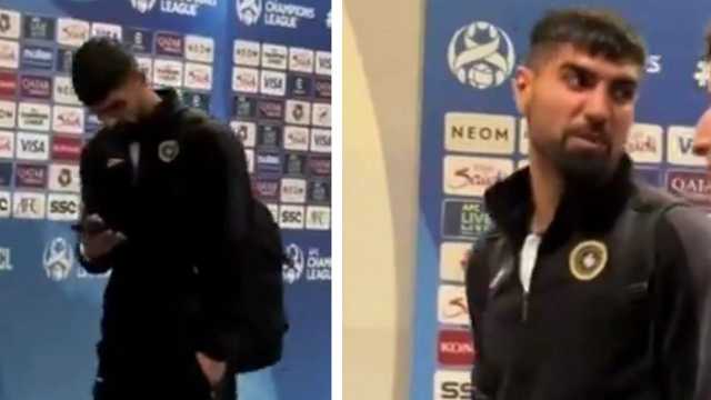 رد غير متوقع من لاعب سباهان بعد الخسارة أمام الهلال .. فيديو