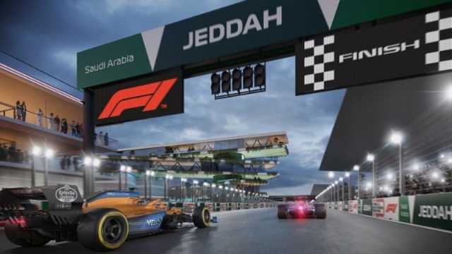 إغلاق طريق الكورنيش الفرعي بجدة استعدادا للفورمولا 1