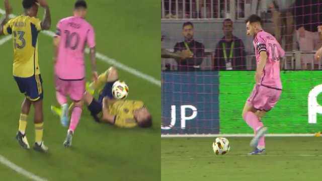 ميسي يثير الجدل بمراوغته لاعبًا مصابًا .. فيديو