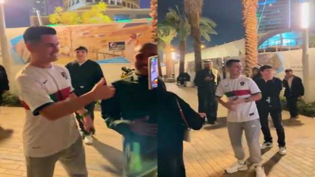 شبيه رونالدو يثير الجدل في شوارع الرياض.. فيديو