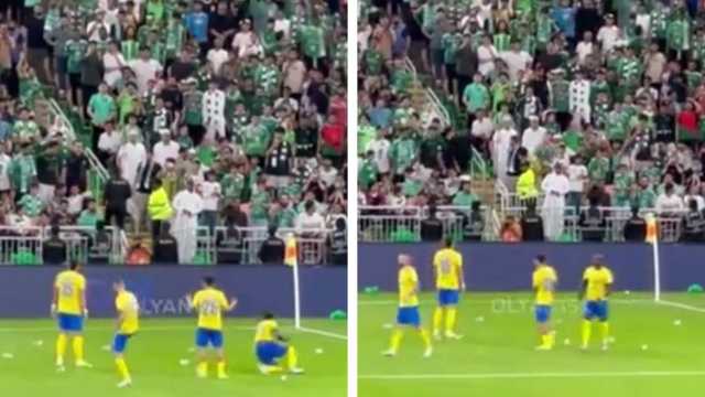 ردة فعل ماني مع جماهير الأهلي .. فيديو