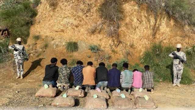 ضبط 9 مخالفين لتهريبهم القات المخدر في جازان