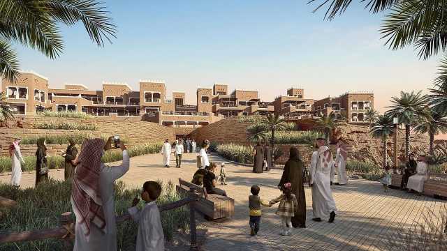 الدرعية تعلن عن مشروع الزلال في مطلع البجيري .. صور