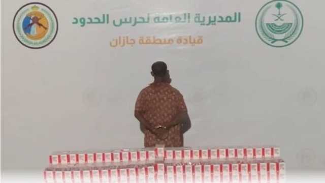 ضبط مخالف لنظام الأمن لتهريبه 86183 قرص خاضع للتداول الطبي بجازان