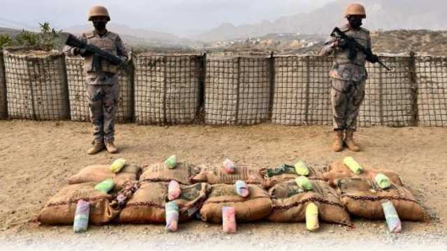 إحباط تهريب 150 كيلوجرام من القات المخدر بجازان
