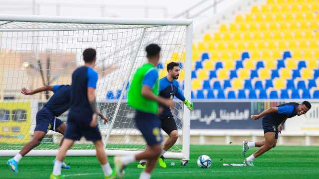 النصر يستعد للديربي أمام الهلال